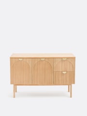 La Redoute Intérieurs Oak Gisela Double Basin Bathroom Vanity Unit with 2 Do Drawers - Image 1 of 5