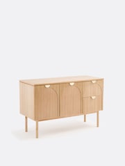 La Redoute Intérieurs Oak Gisela Double Basin Bathroom Vanity Unit with 2 Do Drawers - Image 2 of 5