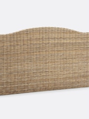 La Redoute Intérieurs Grey Malu Woven Kubu Double Headboard - Image 2 of 4