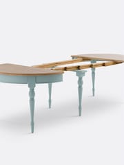La Redoute Intérieurs Sky Blue Angusta 4 to 12 Seater Extendable Dining Table - Image 2 of 6