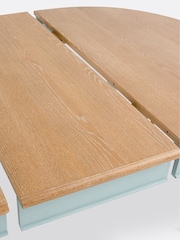 La Redoute Intérieurs Sky Blue Angusta 4 to 12 Seater Extendable Dining Table - Image 4 of 6