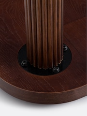 La Redoute Intérieurs Walnut Top For Alzar 6 To 8 Place Settings Table - Image 4 of 5