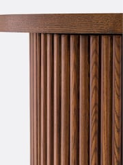 La Redoute Intérieurs Walnut Genna Organically Shaped Desk with 1 Door - Image 6 of 6