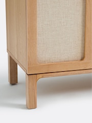 La Redoute Intérieurs Oak Linen Tint Esmara Ash & Linen Hifi TV Unit - Image 5 of 5