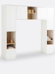 La Redoute Intérieurs White Biface Bridge Headboard - Image 1 of 5