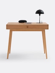 La Redoute Intérieurs Oak Miji 1-Drawer Scandi Desk - Image 3 of 6