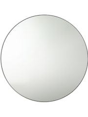 La Redoute Intérieurs Black Iodus 90cm Diameter Metal Mirror - Image 2 of 4