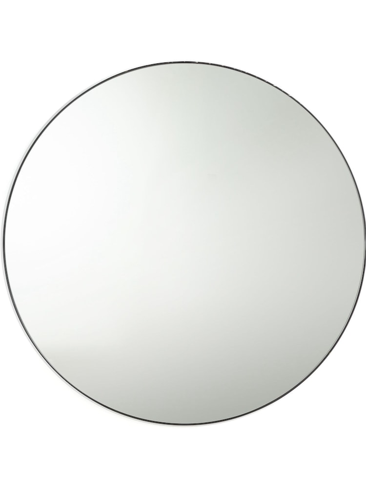 La Redoute Intérieurs Black Iodus 90cm Diameter Metal Mirror - Image 2 of 4