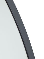 La Redoute Intérieurs Black Iodus 90cm Diameter Metal Mirror - Image 3 of 4