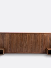 La Redoute Intérieurs Walnut Silentio Headboard with Integrated Bedside Table - Image 2 of 4