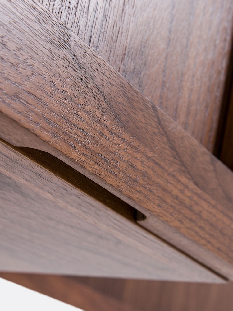 La Redoute Intérieurs Walnut Silentio Headboard with Integrated Bedside Table - Image 4 of 4