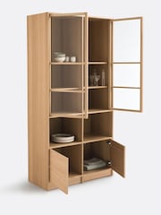 La Redoute Intérieurs Oak Senssia Modular Cabinet with 4 Doors and 2 Compartments - Image 4 of 4