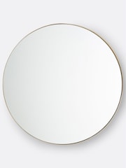 La Redoute Intérieurs Brass Iodus 90cm Diameter Metal Mirror - Image 1 of 3