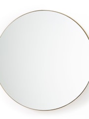 La Redoute Intérieurs Brass Iodus 90cm Diameter Metal Mirror - Image 2 of 3