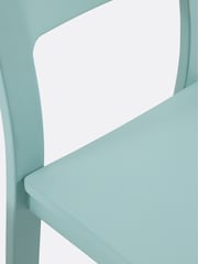 La Redoute Intérieurs Set of 2 Blue Talet Solid Oak Chairs - Image 3 of 5