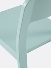 La Redoute Intérieurs Set of 2 Blue Talet Solid Oak Chairs - Image 4 of 5