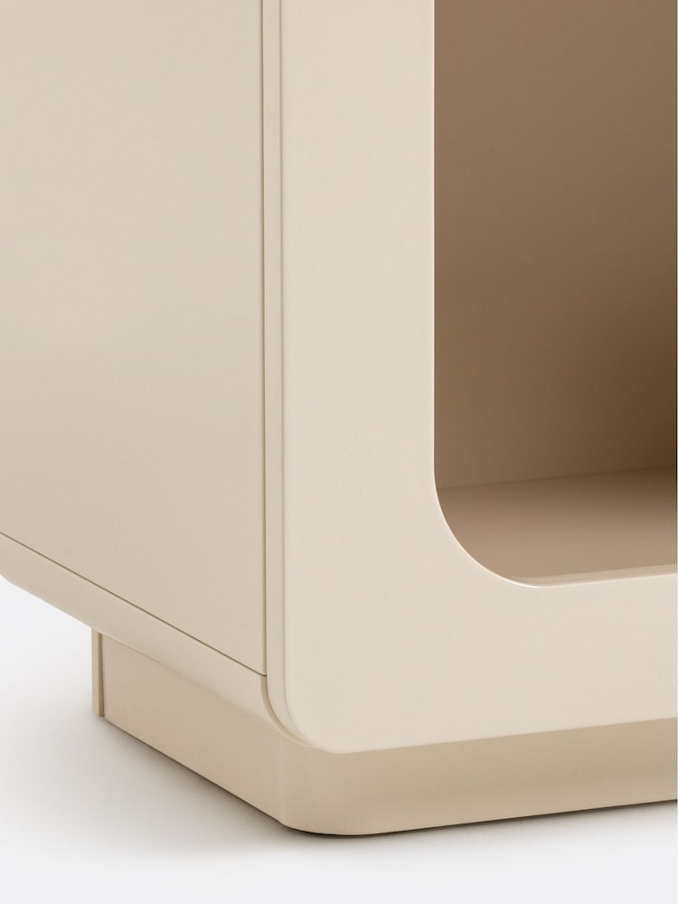La Redoute Intérieurs Ivory Newcool Bedside Table - Image 2 of 4