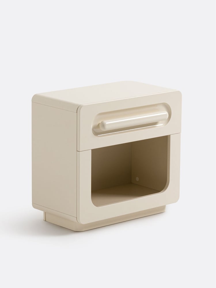 La Redoute Intérieurs Ivory Newcool Bedside Table - Image 4 of 4