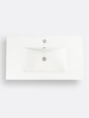 La Redoute Intérieurs White Jaly 80cm Bathroom Sink - Image 4 of 5