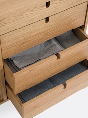 La Redoute Intérieurs Oak Strio Sideboard with Sliding Doors - Image 3 of 6