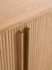 La Redoute Intérieurs Oak Strio Sideboard with Sliding Doors - Image 5 of 6