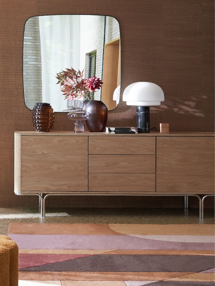 La Redoute Intérieurs Brass Iodus 90 X 90cm Square Metal Mirror - Image 1 of 4