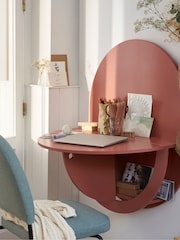 La Redoute Intérieurs Terracotta Anzio Folding Wall Desk - Image 1 of 6