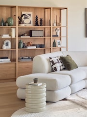 La Redoute Intérieurs Oak Senssia Oak 2-Door Shelving Unit - Image 1 of 6