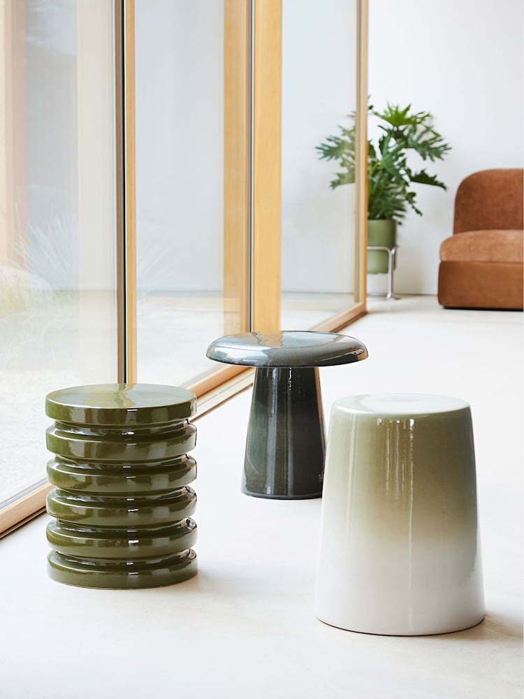 La Redoute Intérieurs Khaki Bellot Side Table - Image 1 of 3