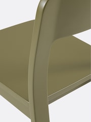 La Redoute Intérieurs Set of 2 Khaki Talet Solid Oak Chairs - Image 3 of 3