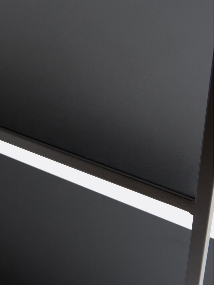 La Redoute Intérieurs Black Hiba Industrial 6-Shelf Metal Bookcase - Image 6 of 6