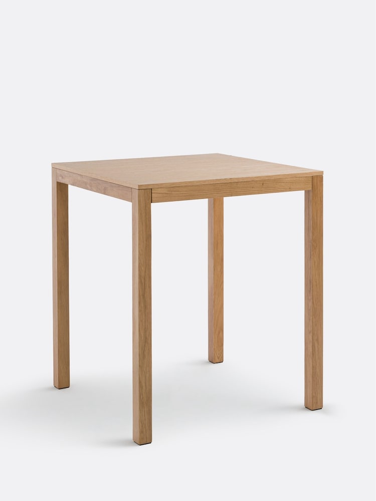 La Redoute Intérieurs Oak Nusso 2 to 4 Seater Square High Table - Image 2 of 5