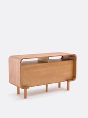 La Redoute Intérieurs Oak Palmo Vintage Double Washbasin Bathroom Unit - Image 5 of 7