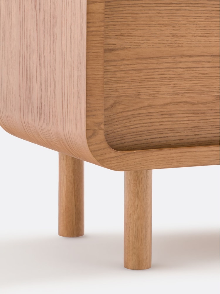 La Redoute Intérieurs Oak Palmo Vintage Double Washbasin Bathroom Unit - Image 7 of 7