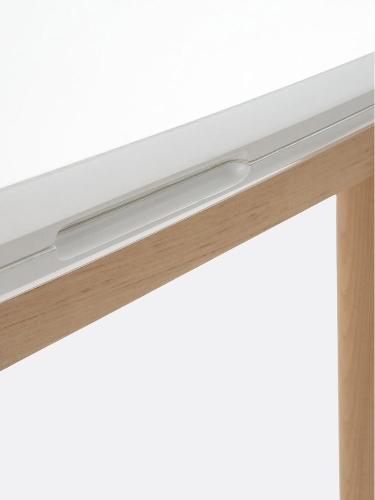 La Redoute Intérieurs White Jimi 2 to 6 Seater Birch Dining Table - Image 5 of 5