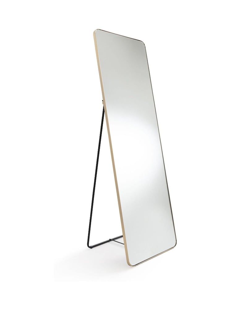 La Redoute Intérieurs Brass Iodus 50 x 150cm Standing Psyche Mirror - Image 1 of 5