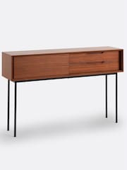 La Redoute Intérieurs Walnut Noyeto Console Table - Image 2 of 6
