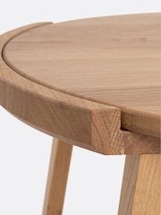 La Redoute Intérieurs Oak Tibet Solid Round Coffee Table - Image 4 of 5