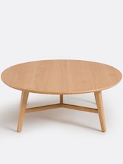 La Redoute Intérieurs Oak Yvan Oval Coffee Table - Image 1 of 4
