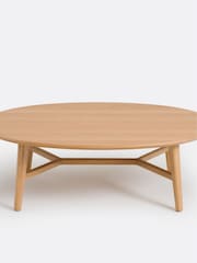 La Redoute Intérieurs Oak Yvan Oval Coffee Table - Image 2 of 4