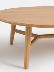 La Redoute Intérieurs Oak Yvan Oval Coffee Table - Image 3 of 4