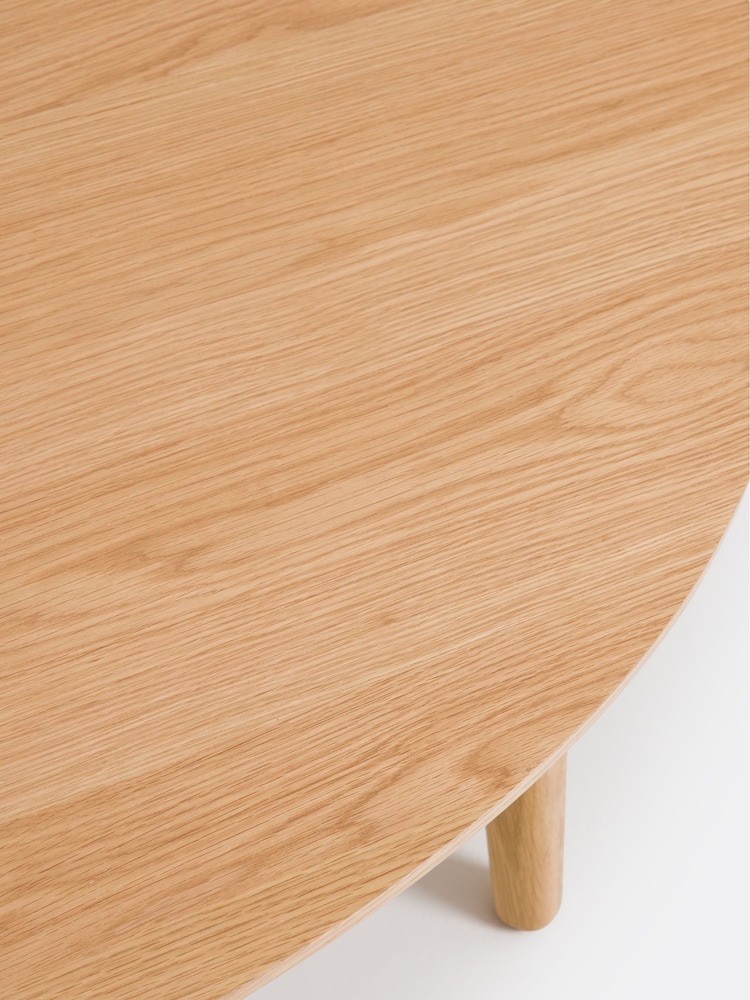 La Redoute Intérieurs Oak Yvan Oval Coffee Table - Image 4 of 4 La Redoute Intérieurs Oak Yvan Oval Coffee Table - Image 4 of 4