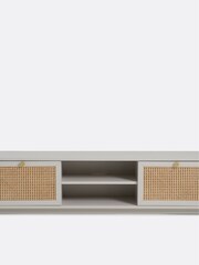 La Redoute Intérieurs Grey Paola TV Stand with 2 Doors and 2 Compartments - Image 2 of 6