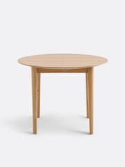 La Redoute Intérieurs Oak Tioga 4 To 8 Seater Oak Extendable Table - Image 2 of 4