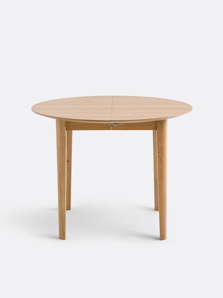 La Redoute Intérieurs Oak Tioga 4 To 8 Seater Oak Extendable Table - Image 2 of 4