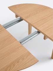 La Redoute Intérieurs Oak Tioga 4 To 8 Seater Oak Extendable Table - Image 3 of 4