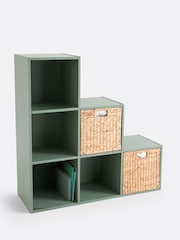La Redoute Intérieurs Eucalyptus Diny 6-Compartment Stepped Storage Unit - Image 1 of 3
