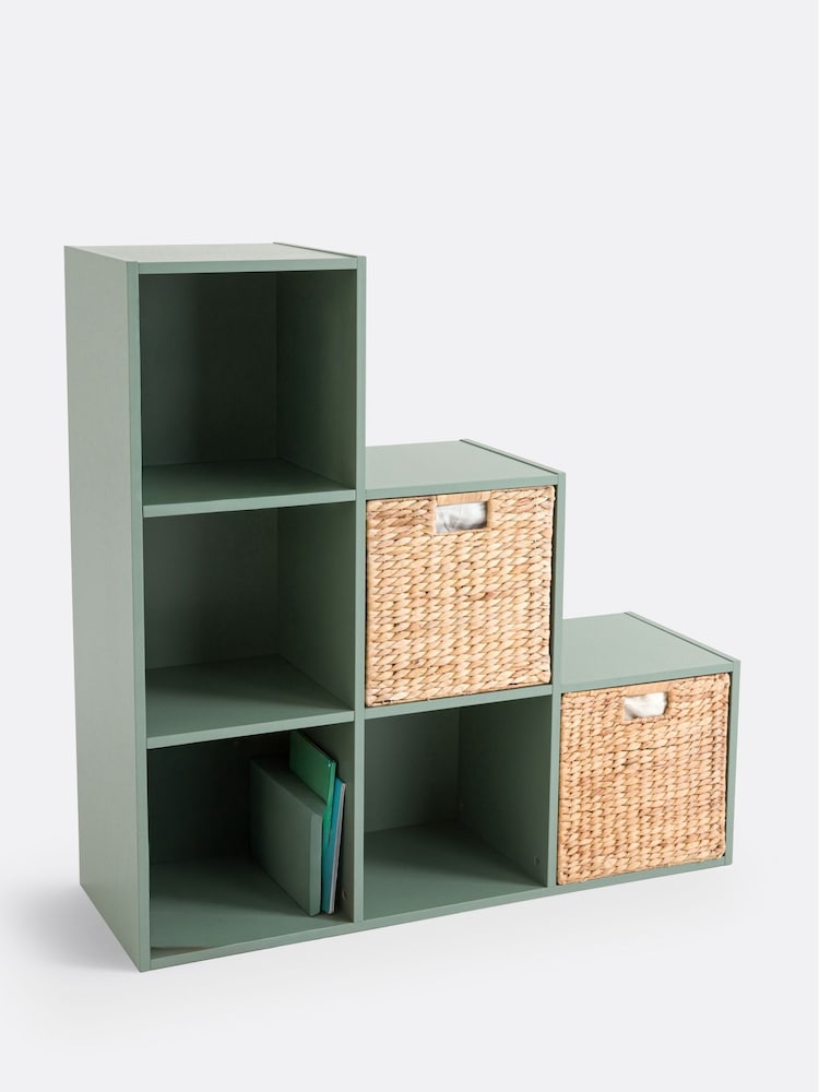 La Redoute Intérieurs Eucalyptus Diny 6-Compartment Stepped Storage Unit - Image 1 of 3 La Redoute Intérieurs Eucalyptus Diny 6-Compartment Stepped Storage Unit - Image 1 of 3