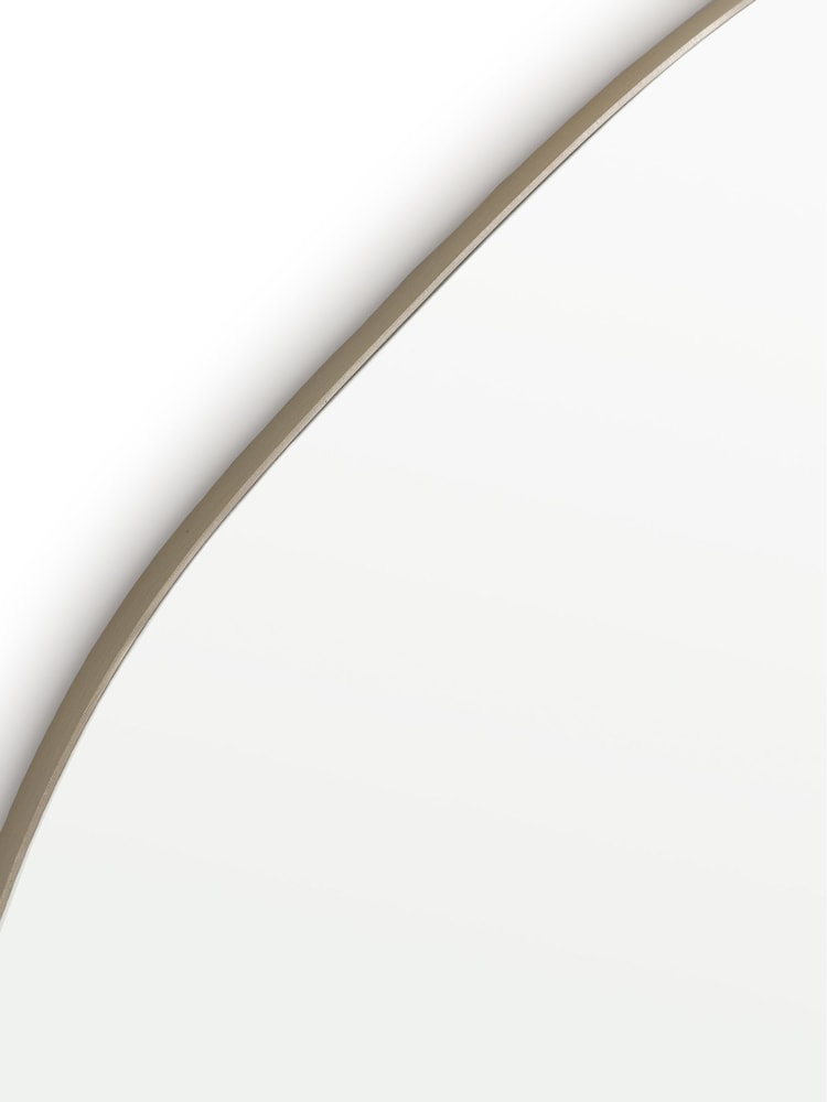 La Redoute Intérieurs Brass Ornica 120 x 120cm Organic Shaped Mirror - Image 4 of 4