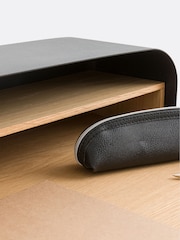 La Redoute Intérieurs Black Jimi Oak & Metal Desk - Image 3 of 6